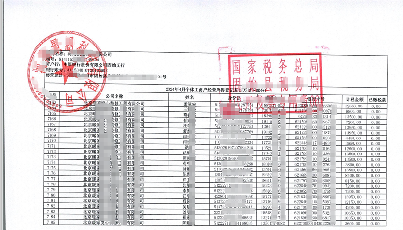 靈活用工零工個人完稅